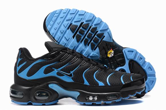 Cheap Nike Air Max Plus Black Blue TN Men's Shoes-137